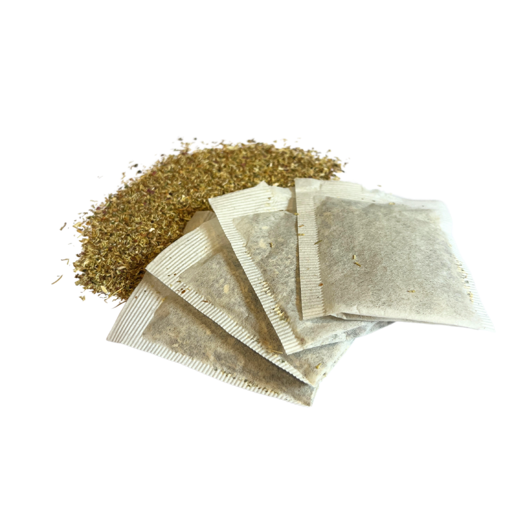 Pack Té, Línea Shizen Hoja de aguacate y manzanilla (5 cajas con 16 sobres c/u)
