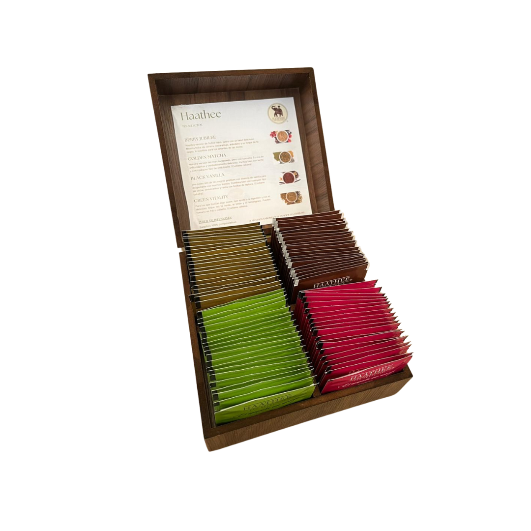 Caja de colección de lujo (80 saquitos Línea Haathee Gourmet)