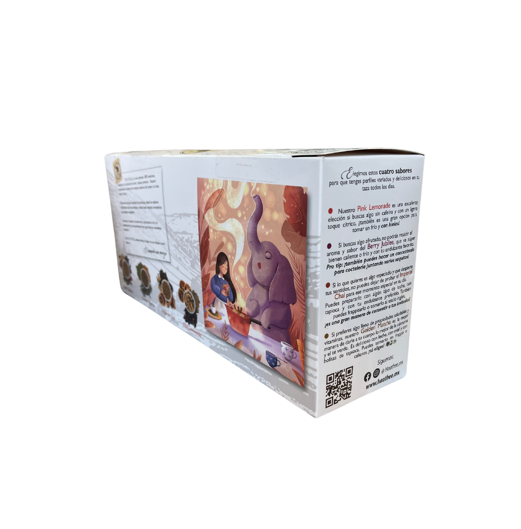 Pack de tés e infusiones Haathee Línea Gourmet / 4 sabores