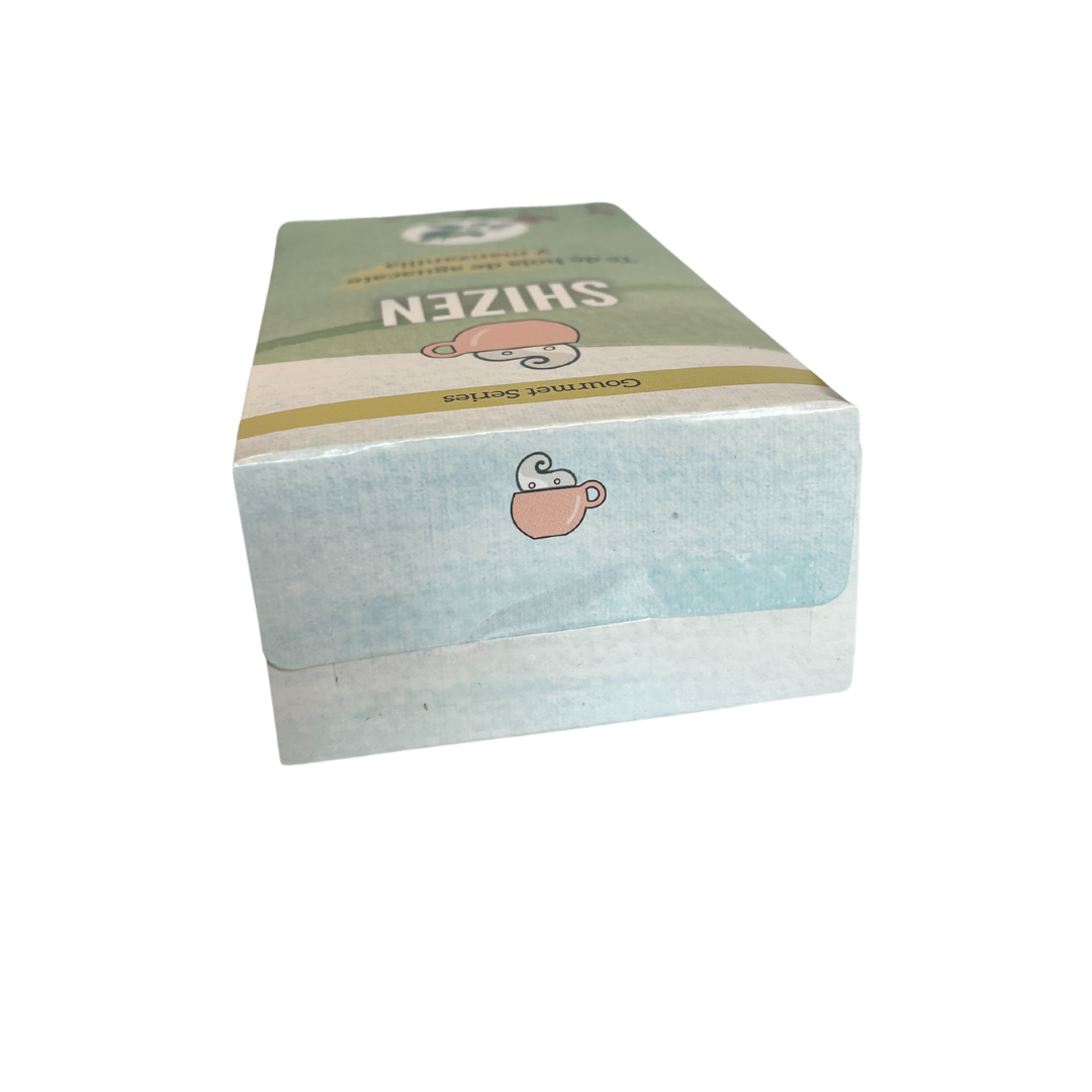 Pack Té, Línea Shizen Hoja de aguacate y manzanilla (5 cajas con 16 sobres c/u)