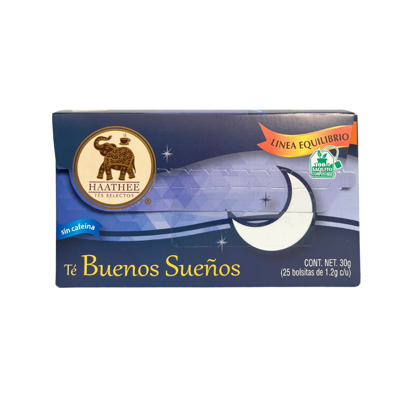 Pack Té Haathee, Línea Equilibrio Buenos Sueños (6 cajas con 25 sobres c/u)