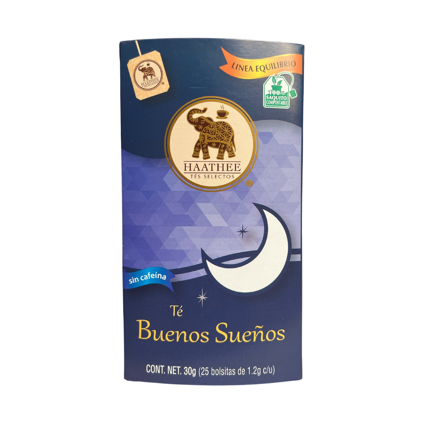 Pack Té Haathee, Línea Equilibrio Buenos Sueños (6 cajas con 25 sobres c/u)