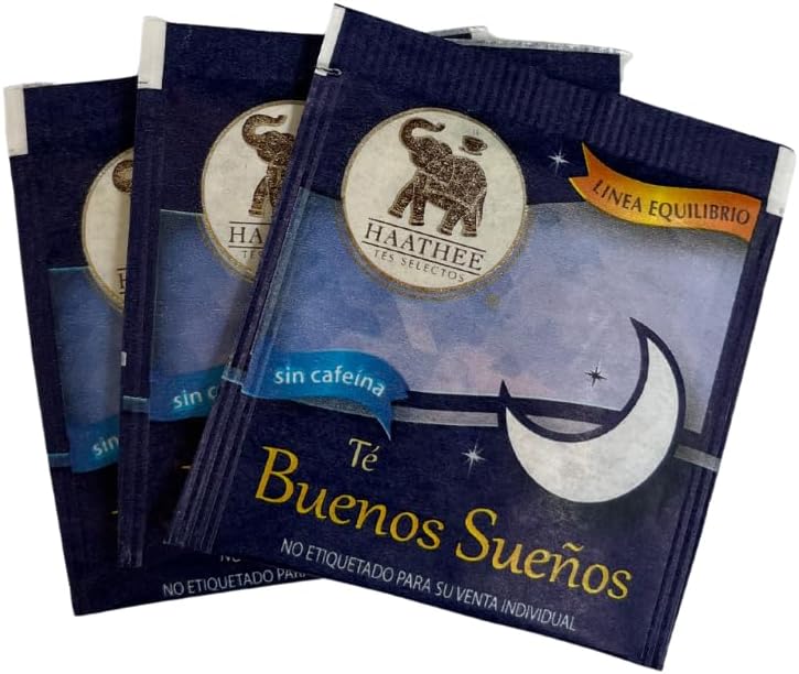 Pack Té Haathee, Línea Equilibrio Buenos Sueños (6 cajas con 25 sobres c/u)
