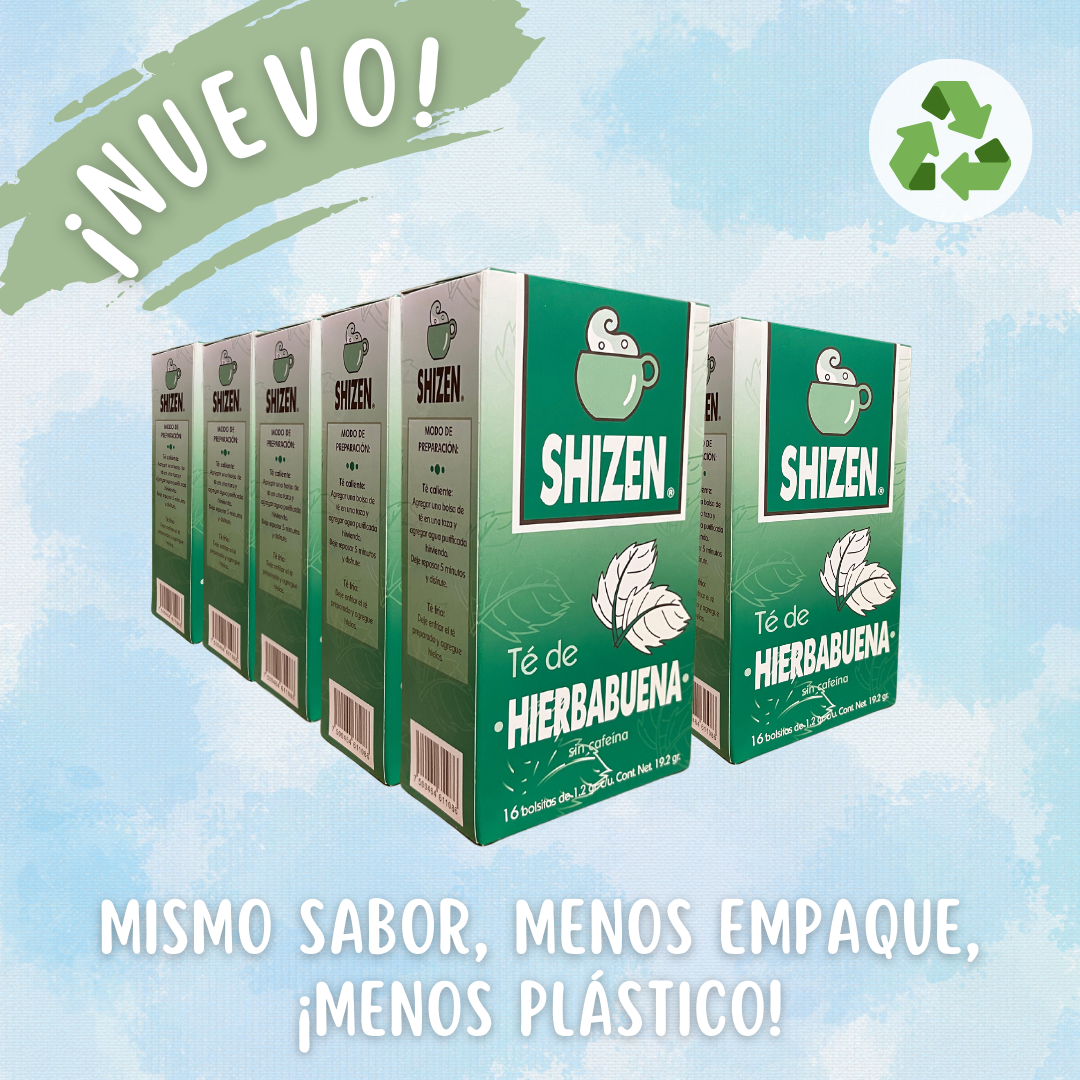 Tés herbales Shizen Pack de 10 (varios sabores) / Los más ecológicos.