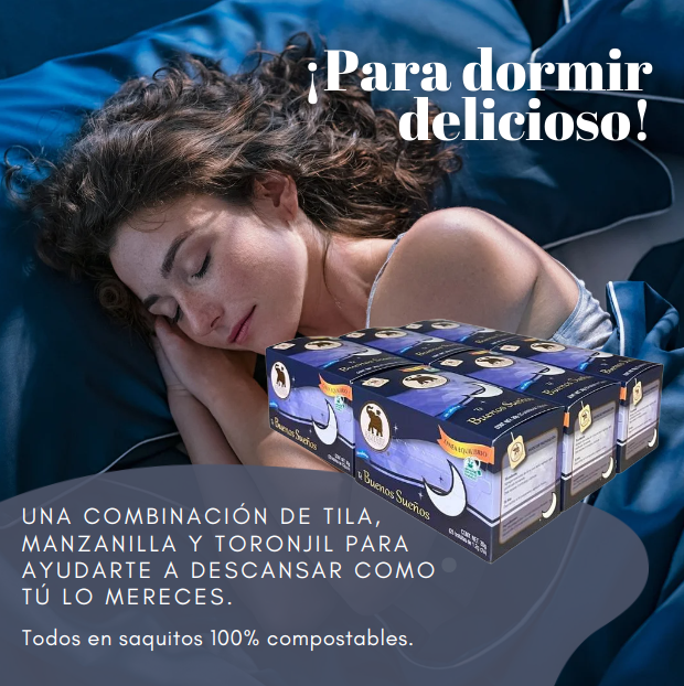 Tés funcionales para el hogar (Buenos Sueños, Garganta Dulce y 7 Azahares).