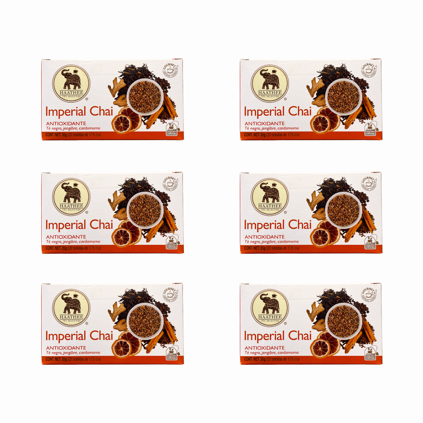 Haathee Línea Gourmet (Family Packs de 6 cajitas - Sabores variados)