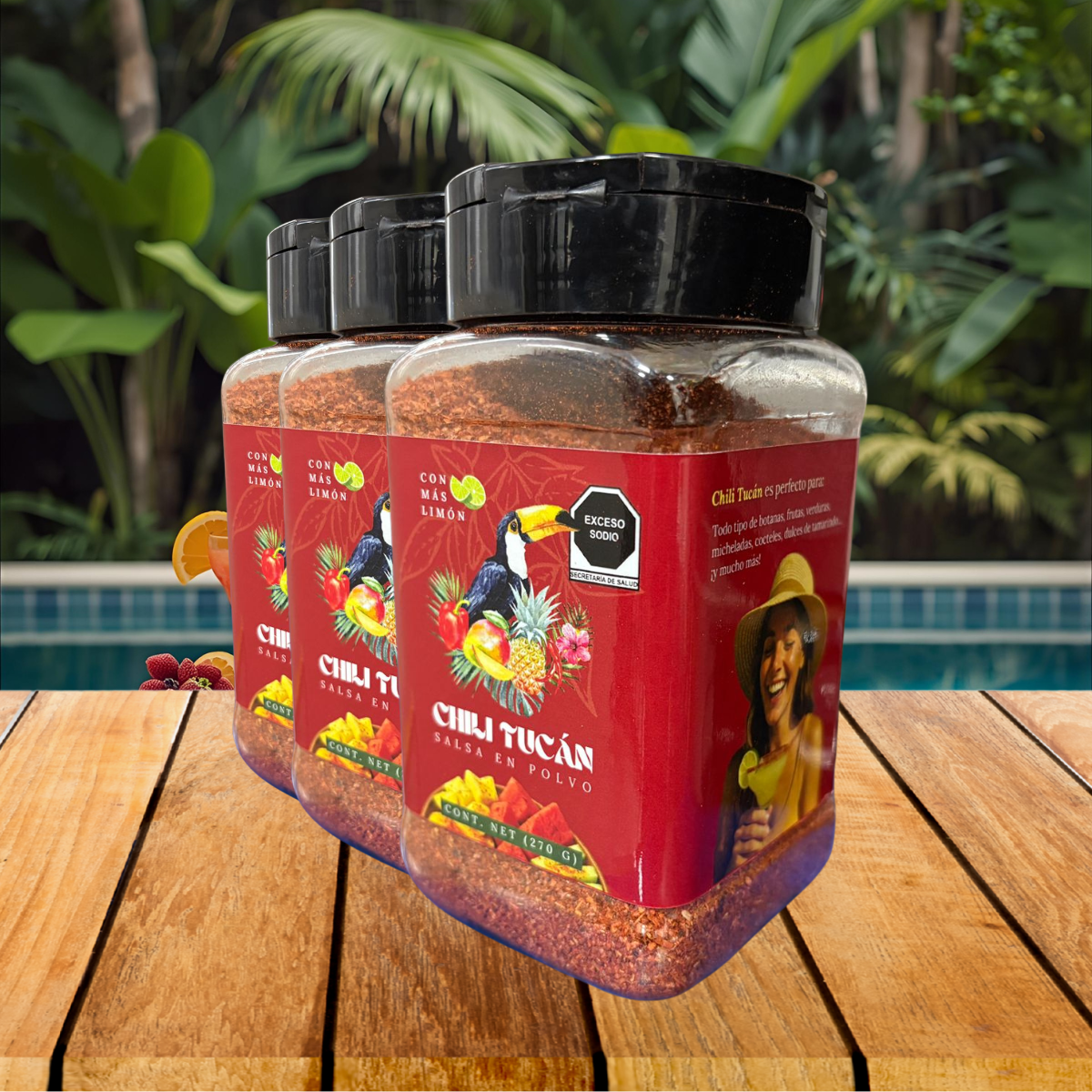 Chili Tucan Set de 3 pz (270 g c/u)