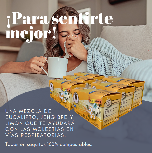 Tés funcionales para el hogar (Buenos Sueños, Garganta Dulce y 7 Azahares).