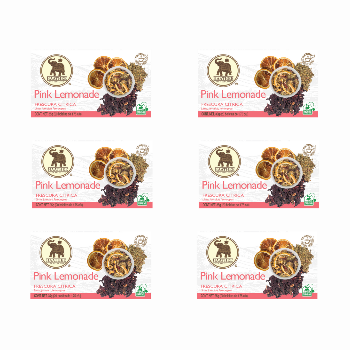 Haathee Línea Gourmet (Family Packs de 6 cajitas - Sabores variados)