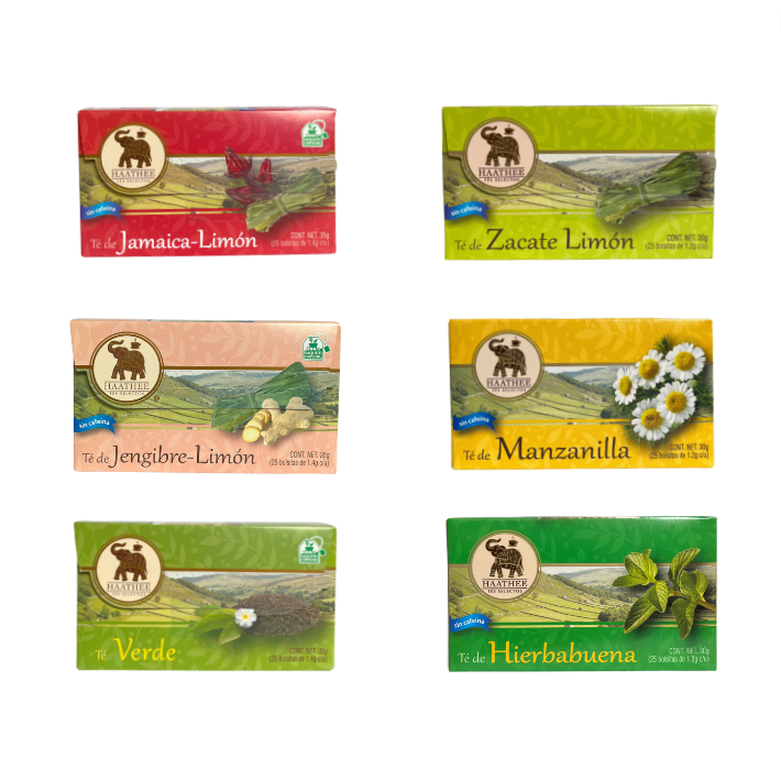 Haathee Línea Selecta (Family Packs de 6 cajitas - Sabores variados)