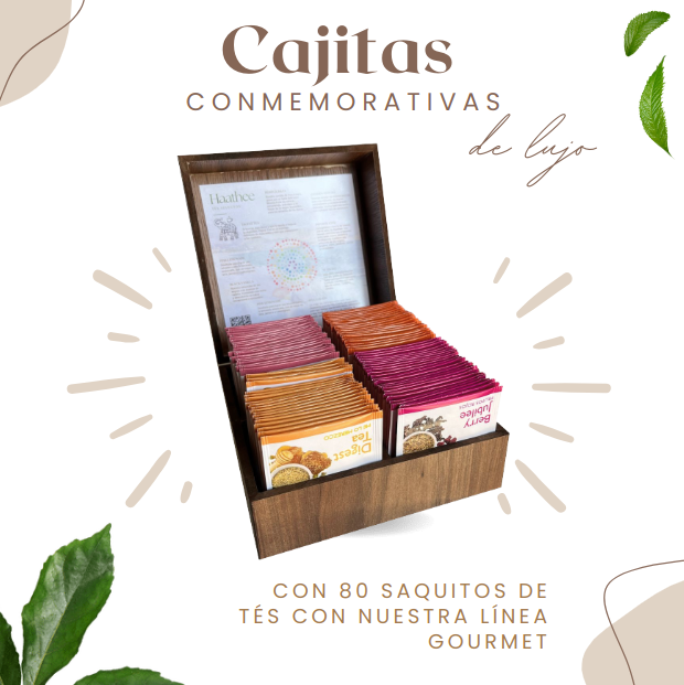 Caja de colección de lujo (80 saquitos Línea Haathee Gourmet)