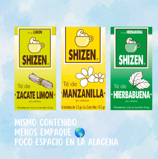 Tés herbales Shizen Pack de 10 (varios sabores) / Los más ecológicos.
