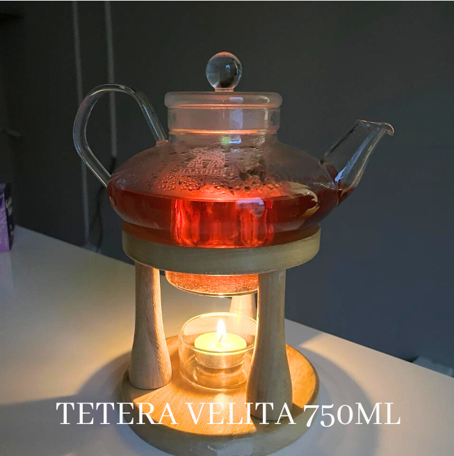 Tetera para tisana con velita 750 mL