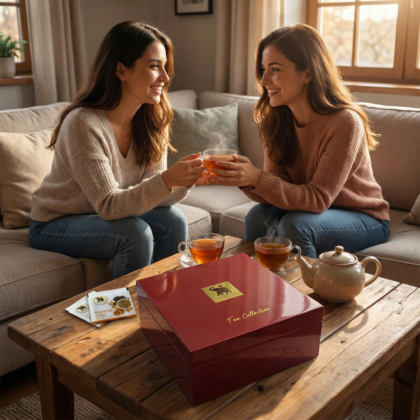Caja Gourmet Tea Collection con 4 sabores de importación