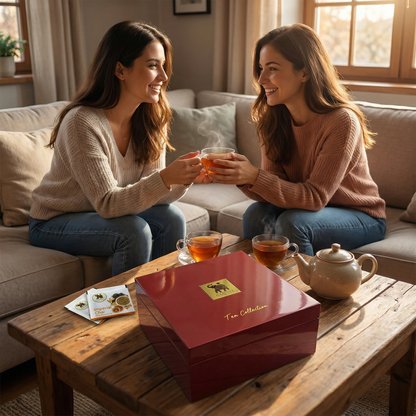 Caja Gourmet Tea Collection con 4 sabores de importación