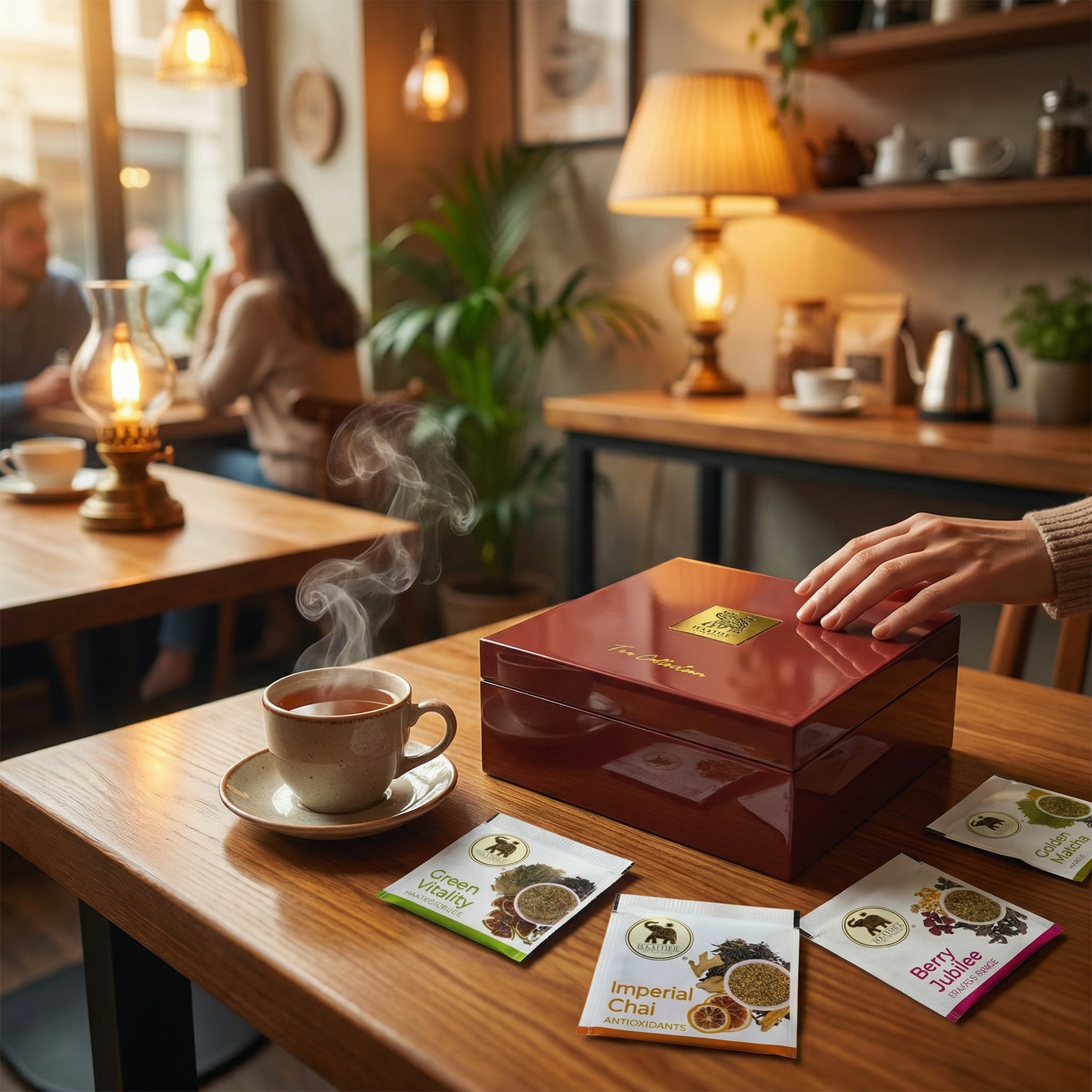 Caja Gourmet Tea Collection con 4 sabores de importación