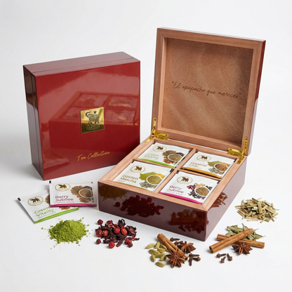 Caja Gourmet Tea Collection con 4 sabores de importación