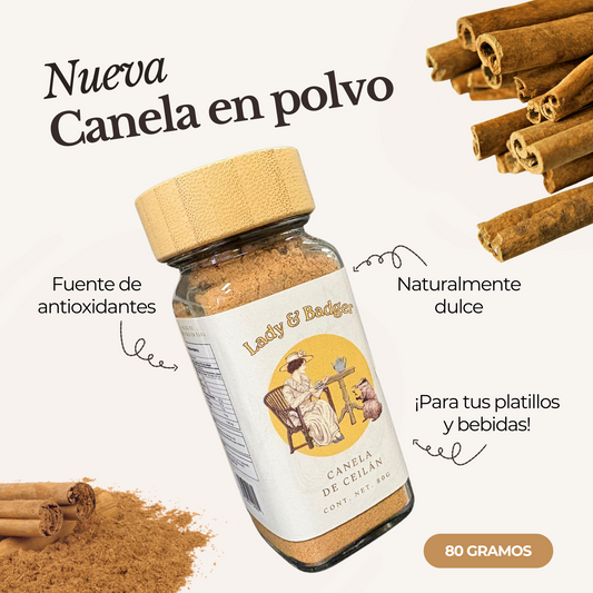 Canela de Ceilán - Lady & Badger 80 g