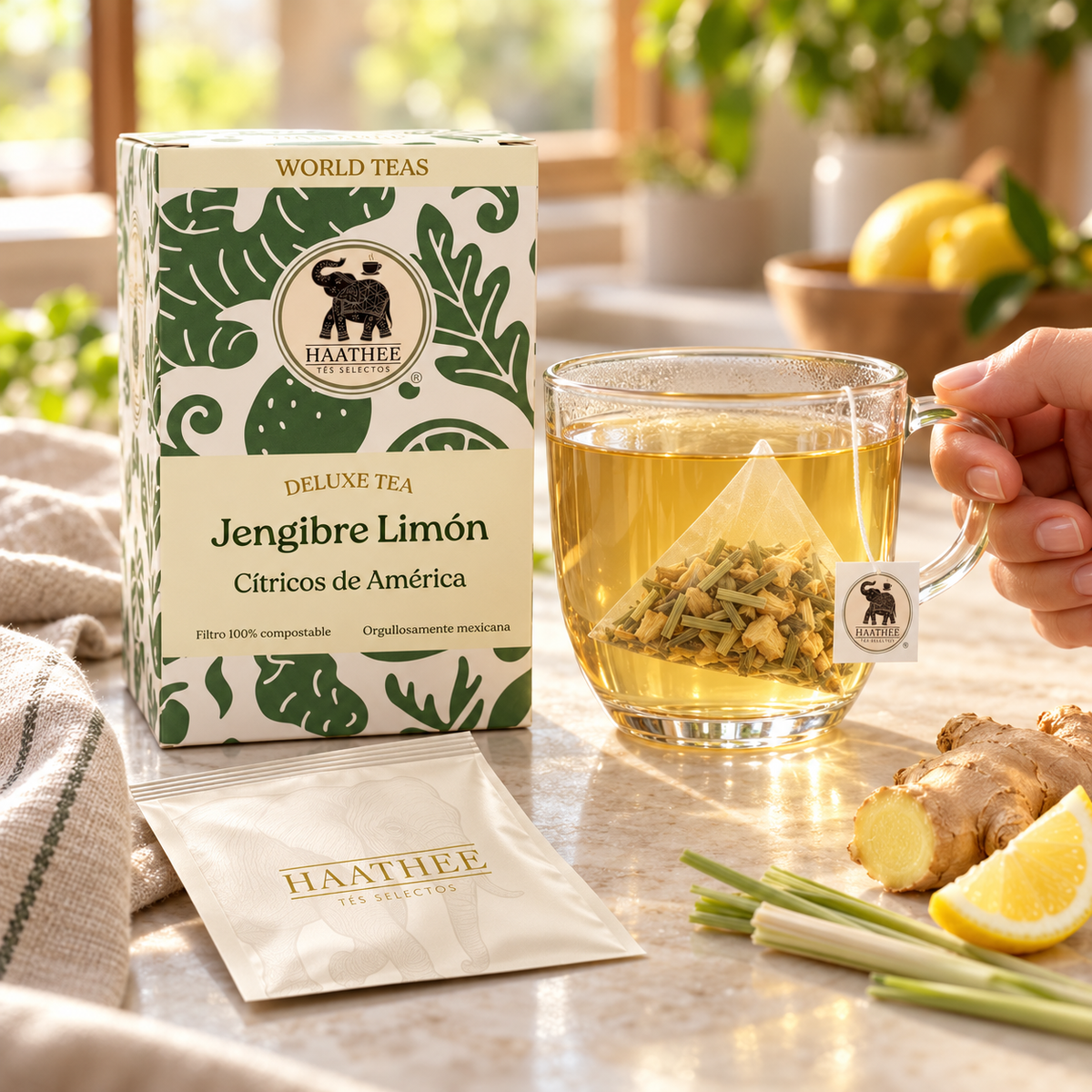 Pack Haathee Deluxe · 4 sabores · 64 sachets piramidales