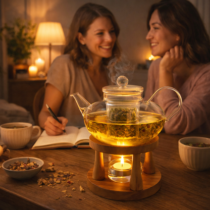 Tetera para tisana con velita 750 mL