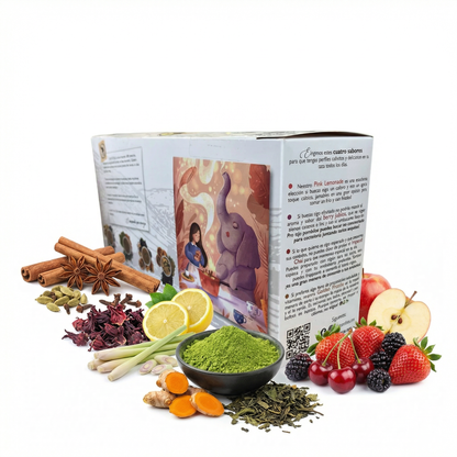Pack de tés e infusiones Haathee Línea Gourmet / 4 sabores