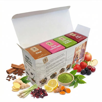 Pack de tés e infusiones Haathee Línea Gourmet / 4 sabores