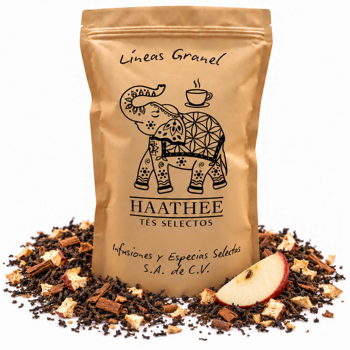 Bolsa de 1 kg Haathee MANZANA CANELA
