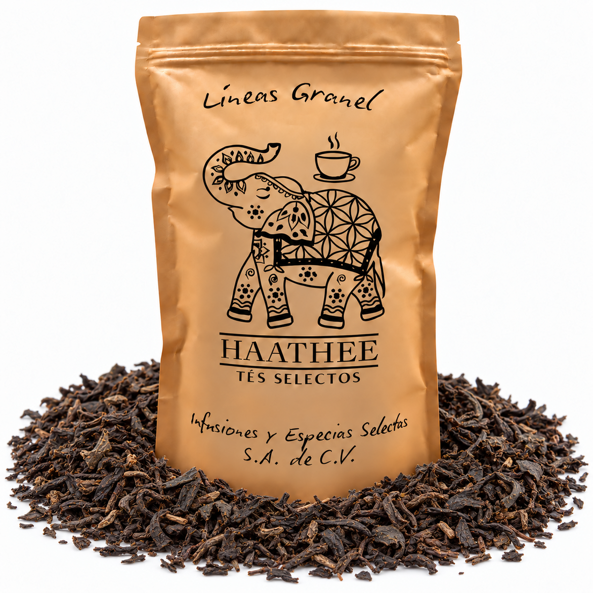 Té negro gourmet — bolsa de 1 kg Haathee