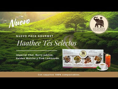 Pack de tés e infusiones Haathee Línea Gourmet / 4 sabores